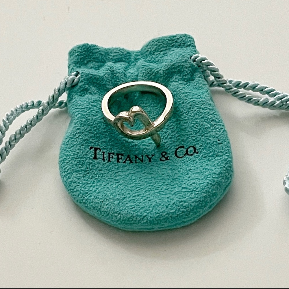 Tiffany & Co. Paloma Picasso Loving Heart Ring Sterling Silver